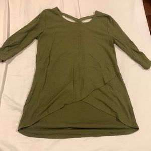 Art class- olive green top